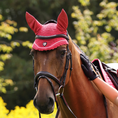 Shires ARMA Ear Bonnet (Coral or Lavender)